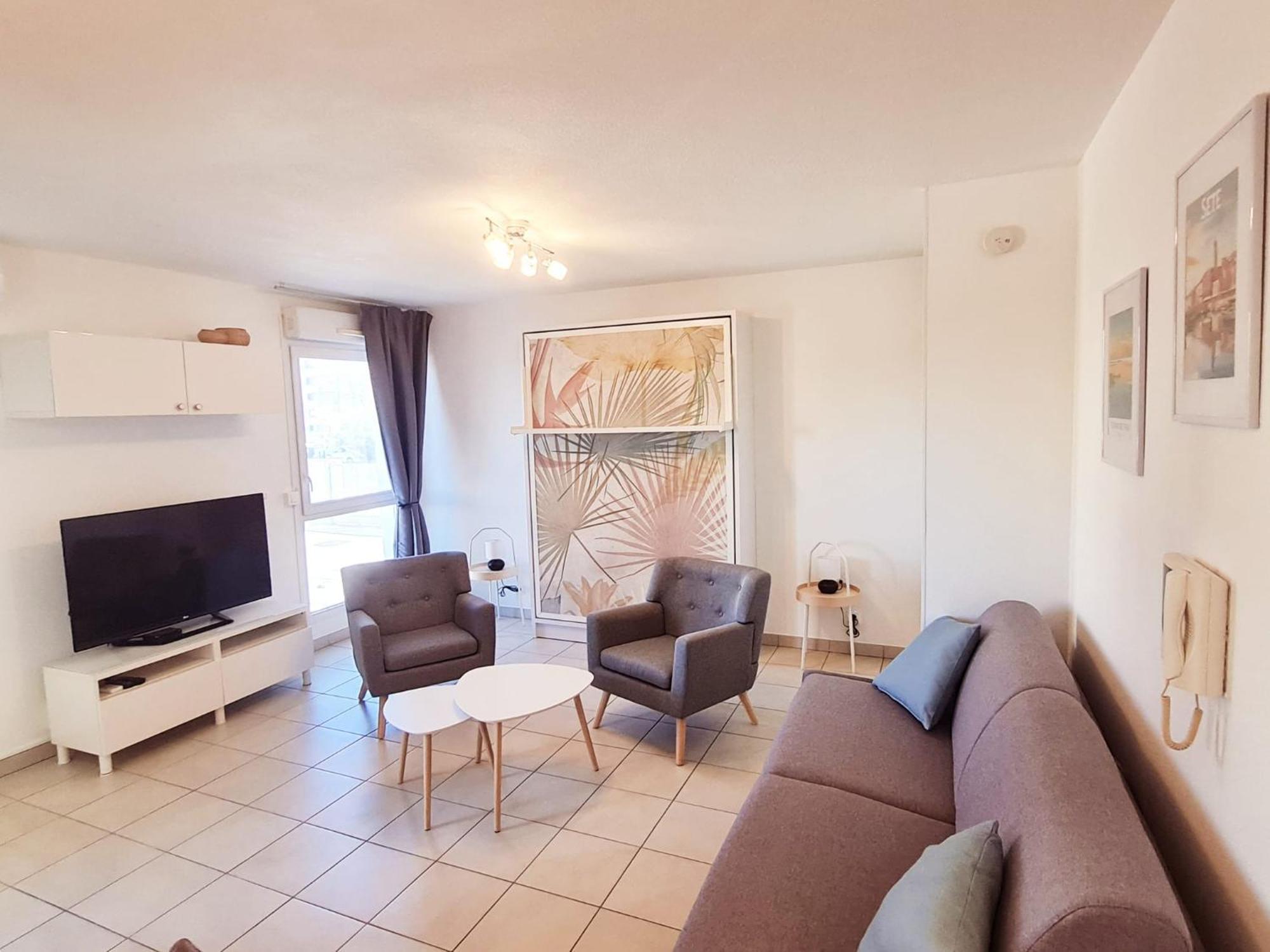 Studio A La Mer Avec Piscine Sète Extérieur photo