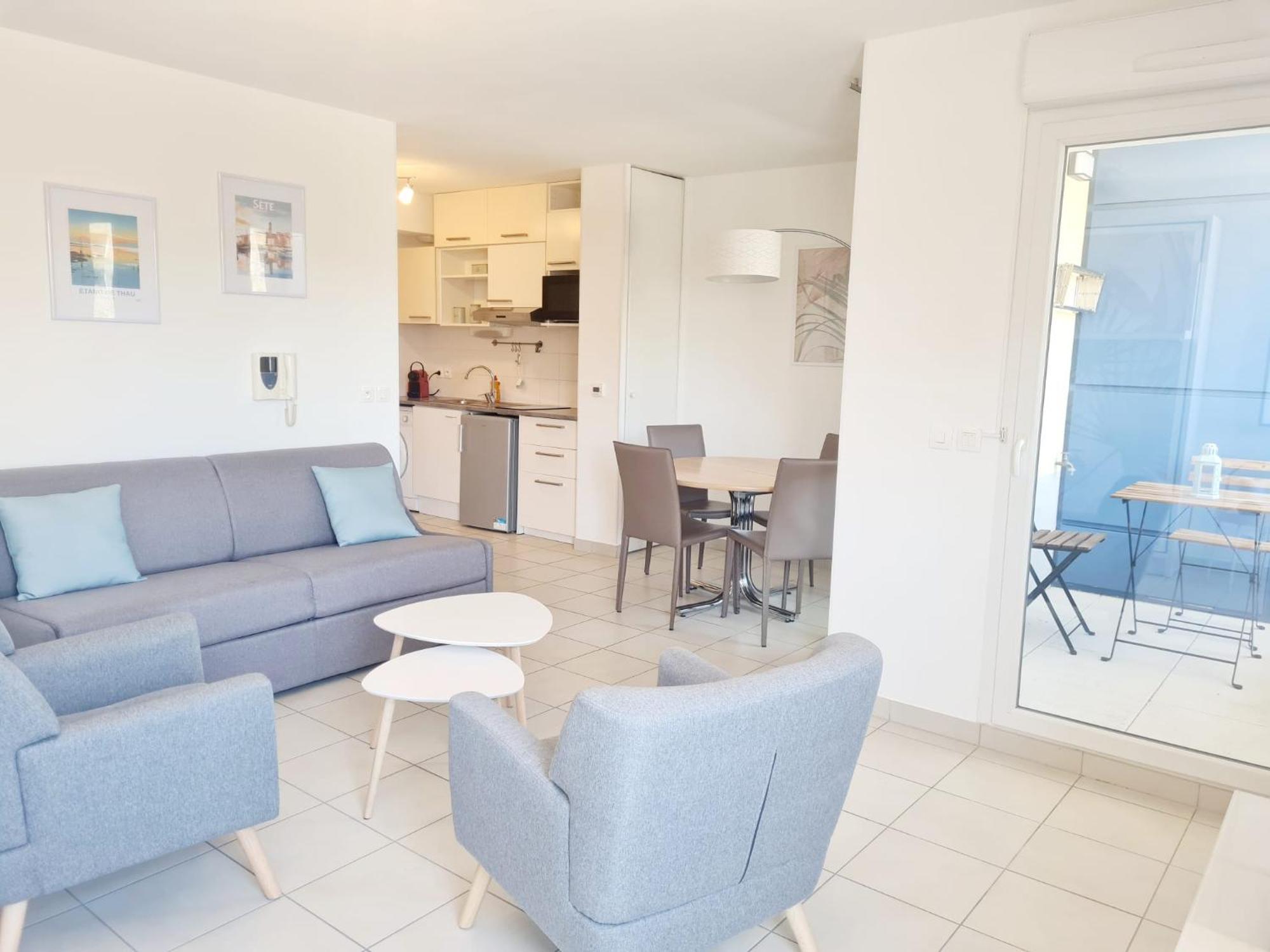 Studio A La Mer Avec Piscine Sète Extérieur photo
